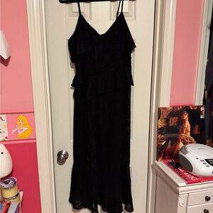 Wild Fable Black Asymmetrical Dress